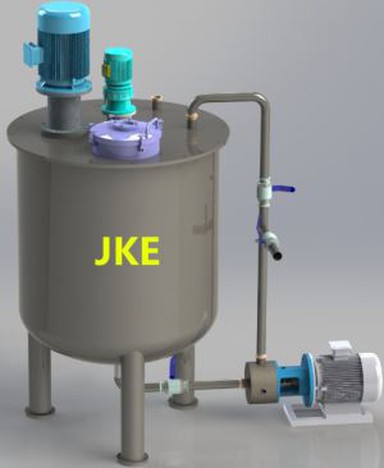 Stainless Steel Liquid Mixing Tank