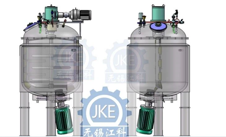 Stainless Steel Mixing Tank with Agitator
