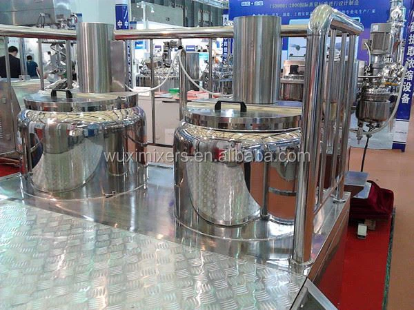 Industrial Stainless Steel Vacuum Mixing Tank Homogenizer Tank