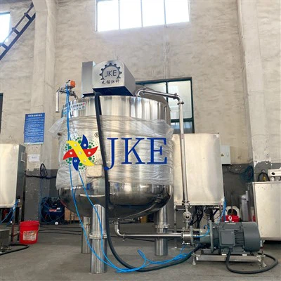 Industrial Mayonnaise Mixing Tank With Homogenizer