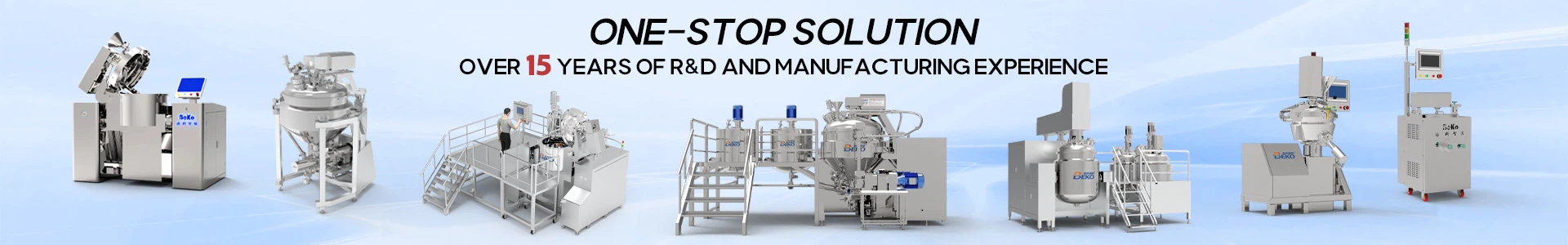 vacuum emulsifying mixer