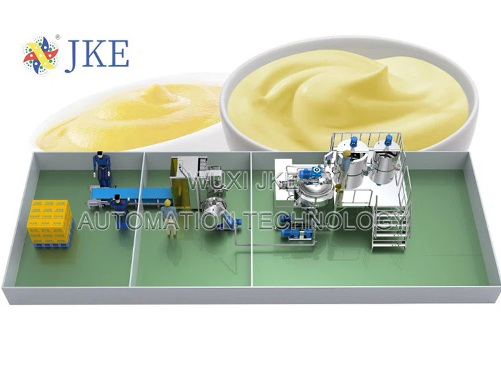 Custard Cream Vacuum Emulsifier